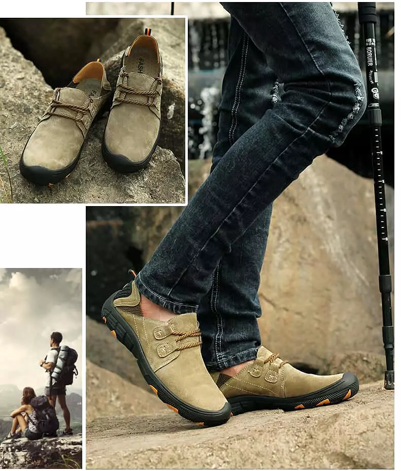 Onyx - Casual Hiking Leather Shoes