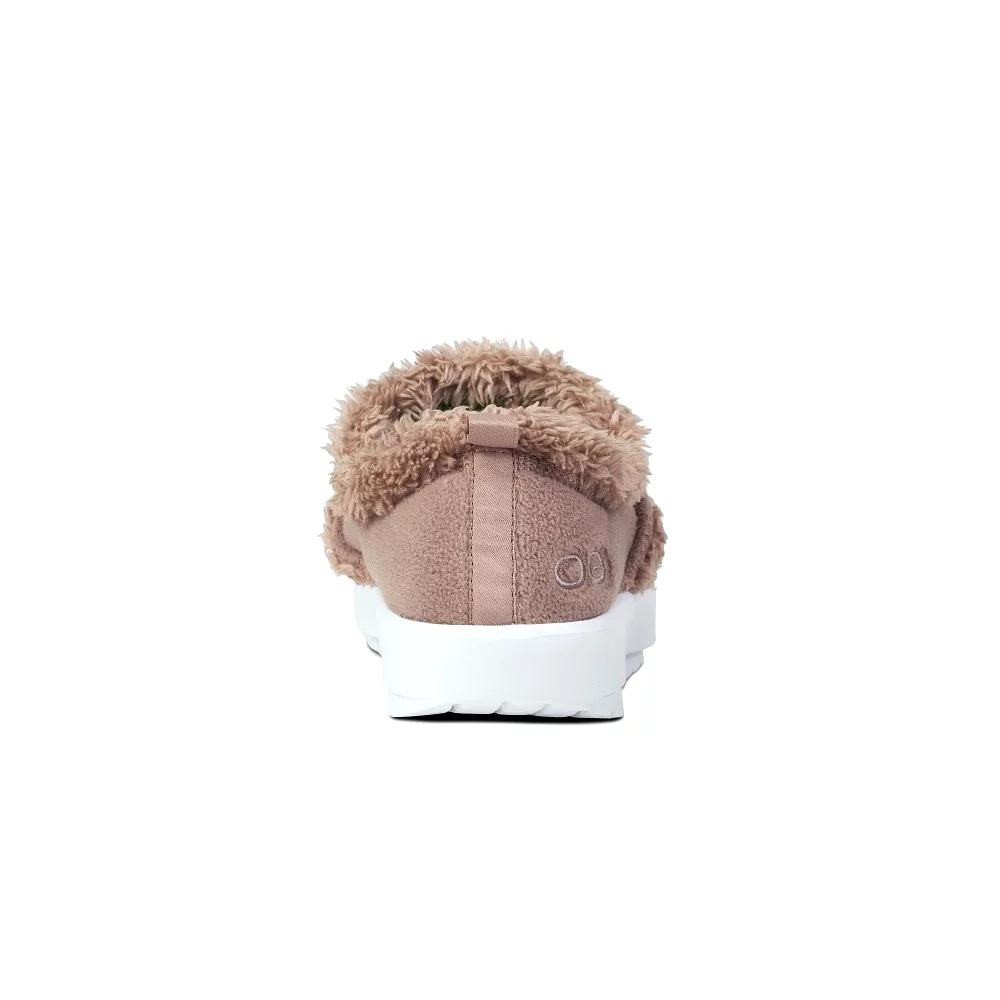 Oofos Women's OOcoozie Low Shoe - Chocolate Sherpa