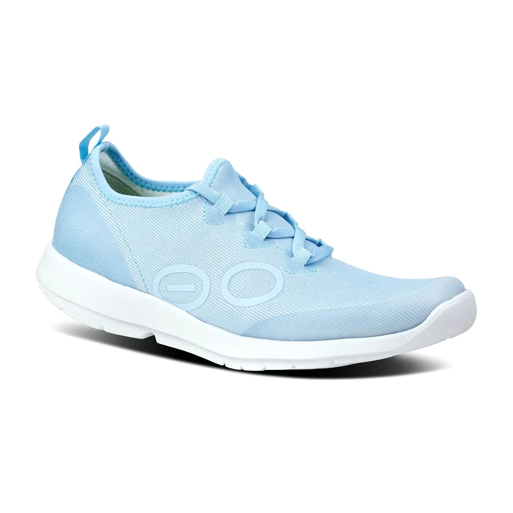 Oofos Women's OOmg Sport LS Low Shoe - Carolina Blue