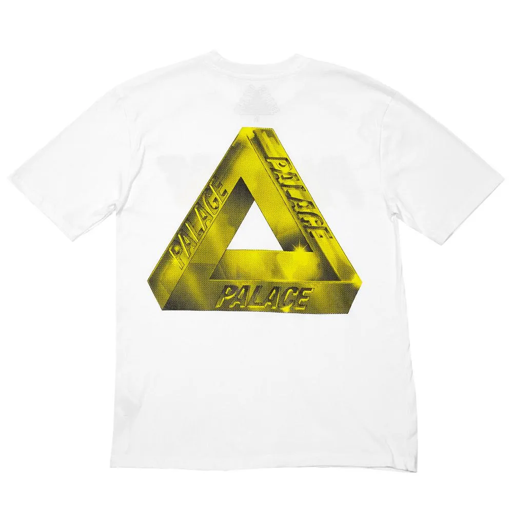 Palace Ferg Pyramid TeeWhite & Yellow