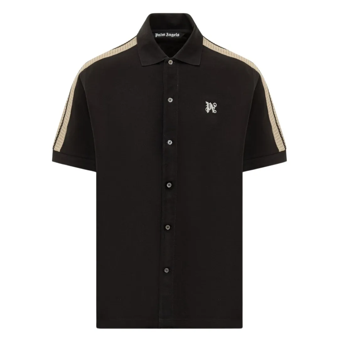 Palm Angels  |Monogram Street Style Plain Cotton Logo Polos