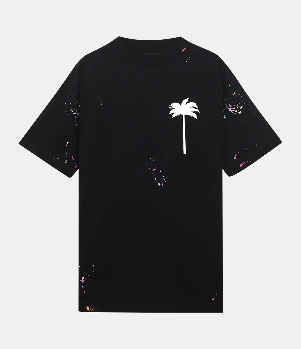 Palm Angels  |Unisex Street Style U-Neck Cotton Short Sleeves Logo