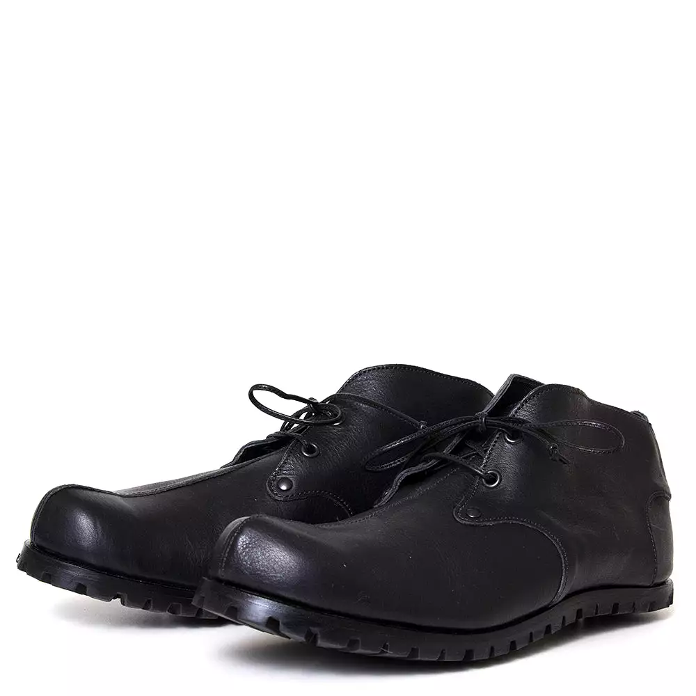 Panel-V Men's Leather Shoe