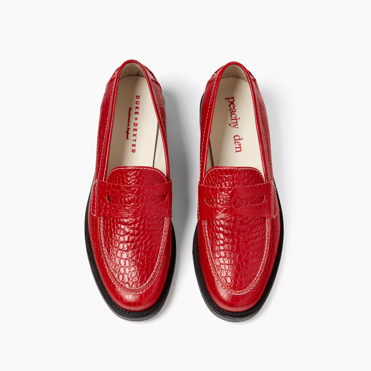 Peachy Den Red Croc Loafer - Women's