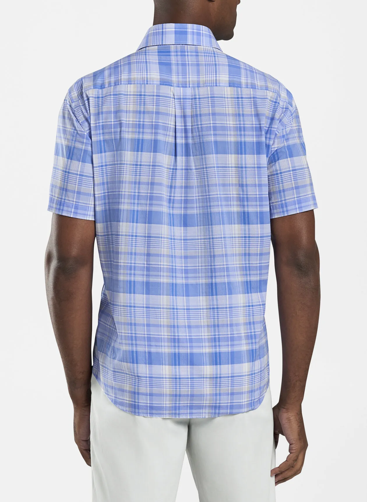 PETER MILLAR Poe Cotton-Blend Short-Sleeve Sport Shirt