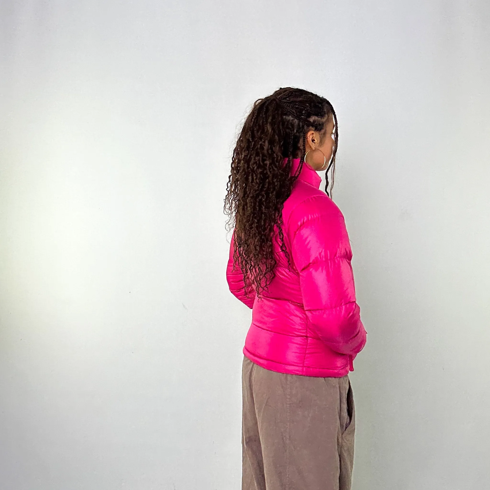 Pink 90s The North Face 700 Series Puffer Jacket Coat (S)