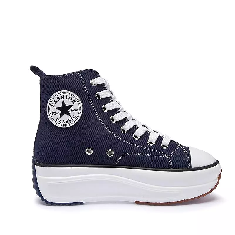 Platform Canvas Sneakers For Women  Trainers