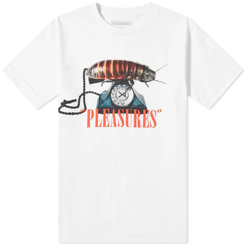 PLEASURES Dial TeeWhite