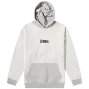 PLEASURES Logic Reverse Terry Popover HoodieGrey