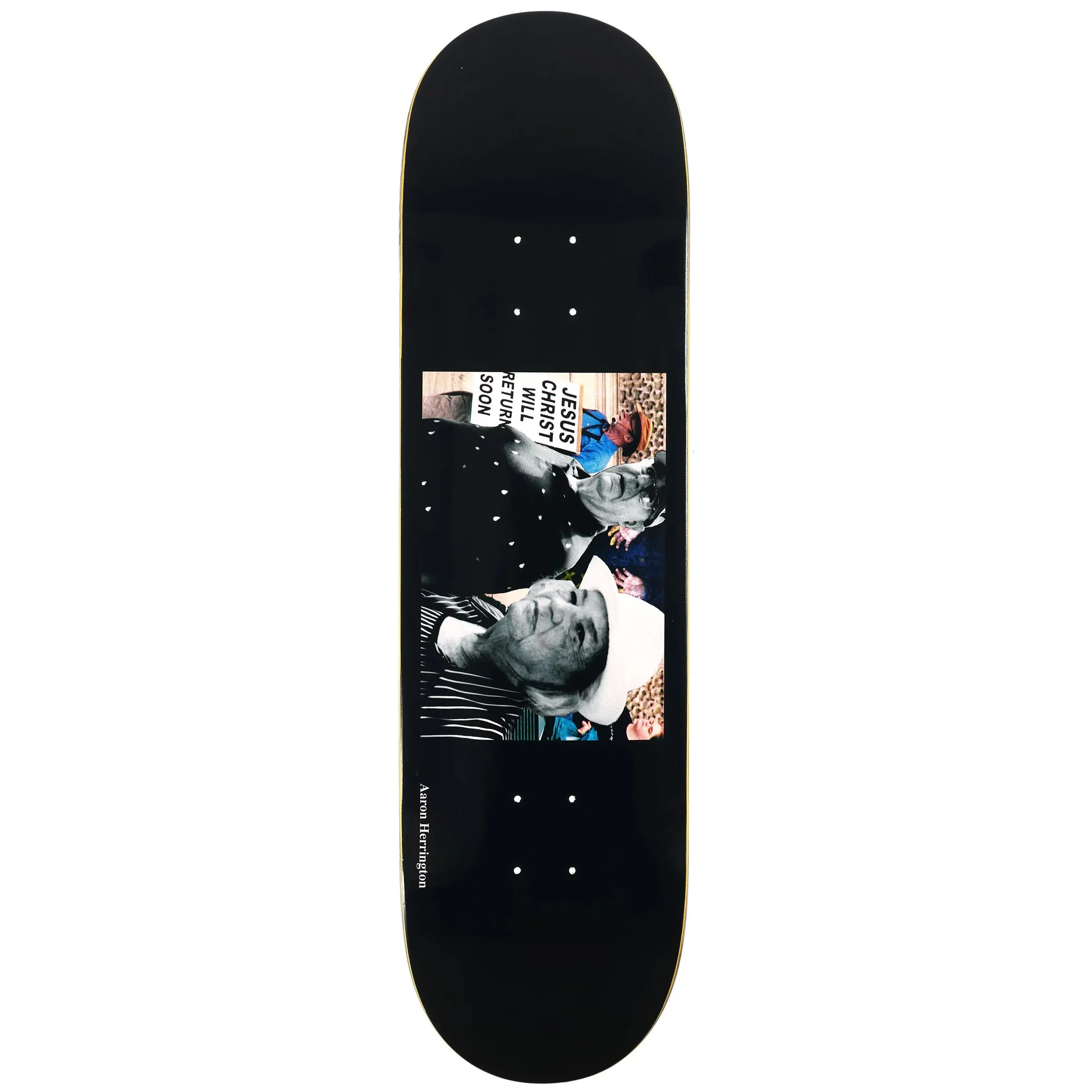 Polar Skate Co Aaron Herrington Return Soon Deck Black 8.625