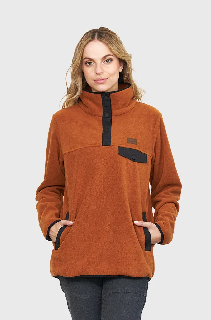 Polerón Polar Journey Dark Orange (Mujer)