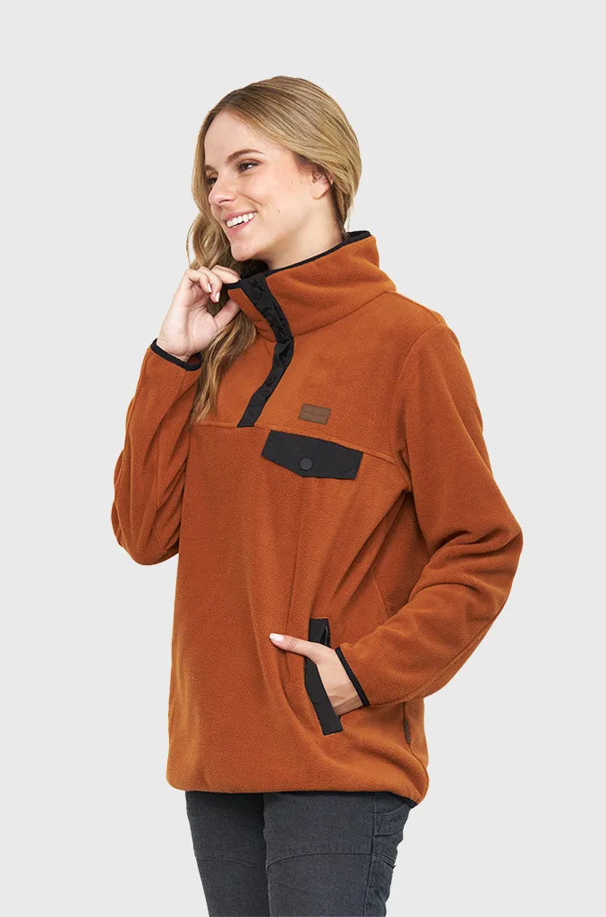 Polerón Polar Journey Dark Orange (Mujer)