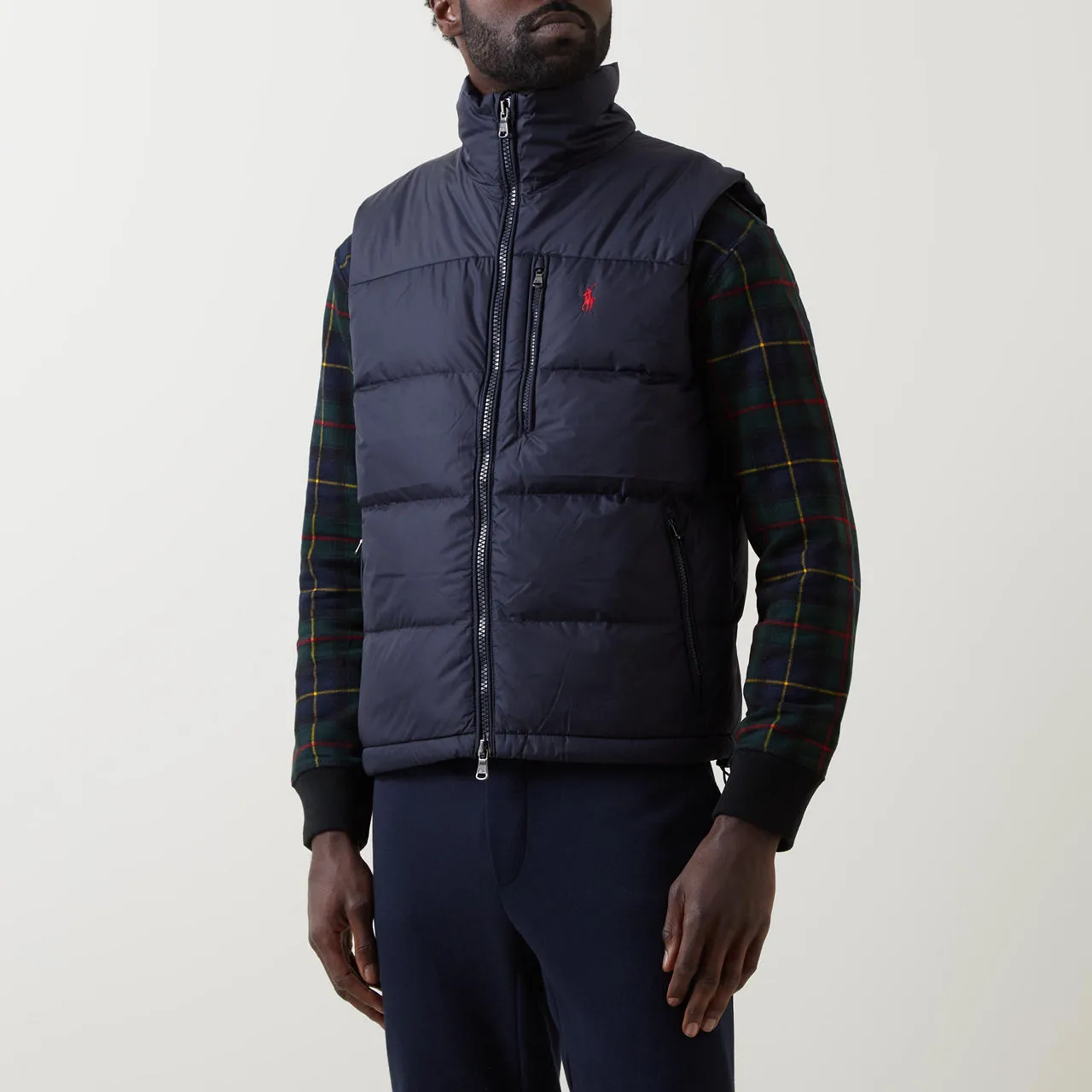 POLO RALPH LAUREN Classic Logo Padded Gilet - Navy