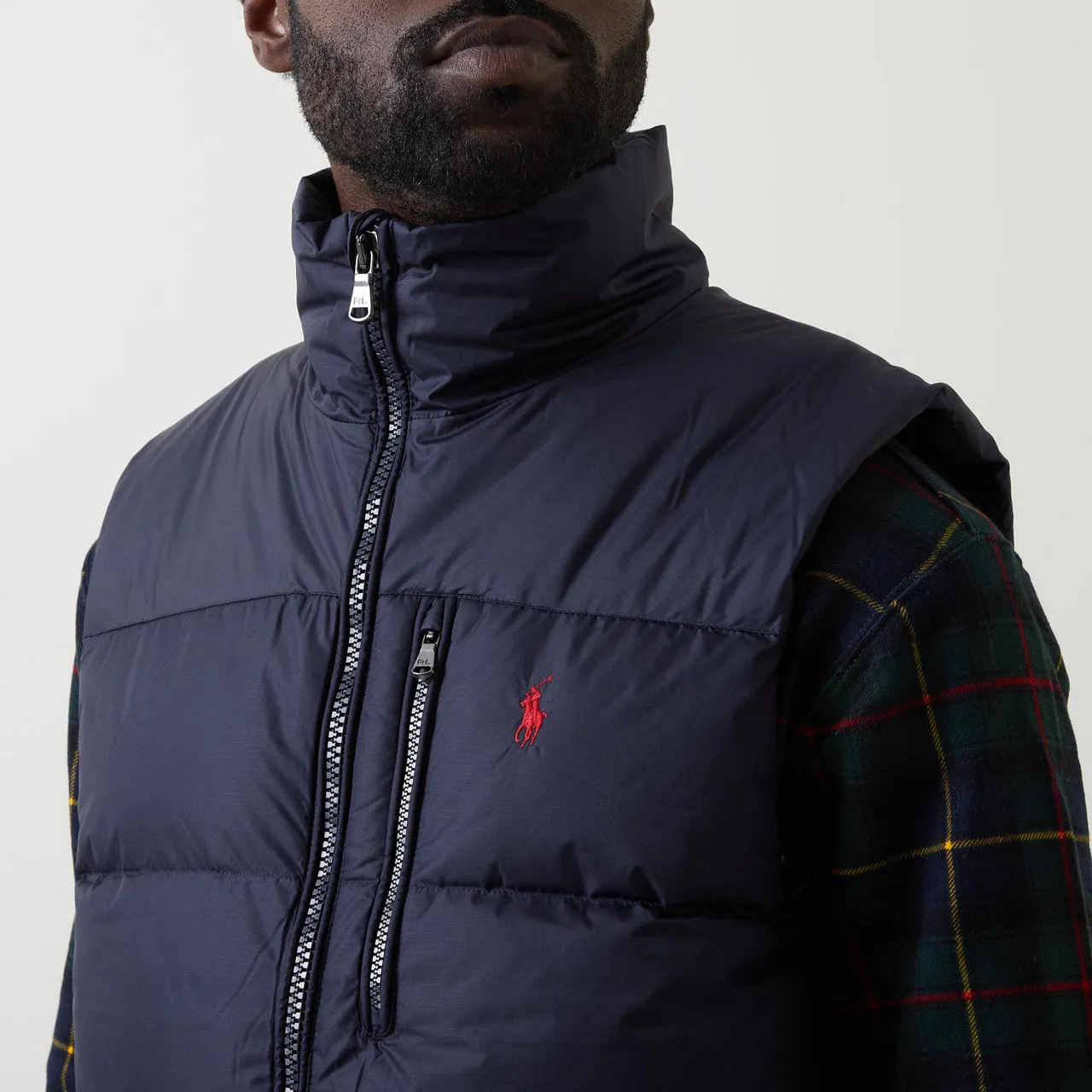 POLO RALPH LAUREN Classic Logo Padded Gilet - Navy