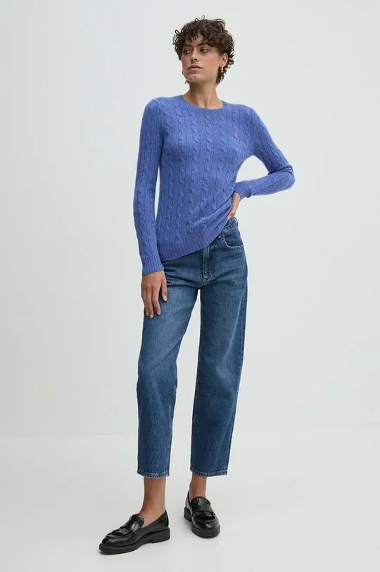 Polo Ralph Lauren wool jumper women’s blue color 211910421