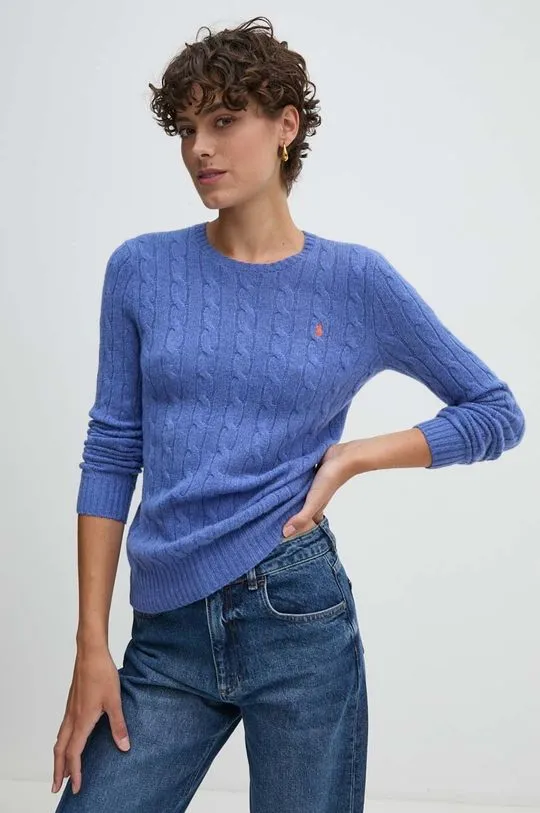 Polo Ralph Lauren wool jumper women’s blue color 211910421