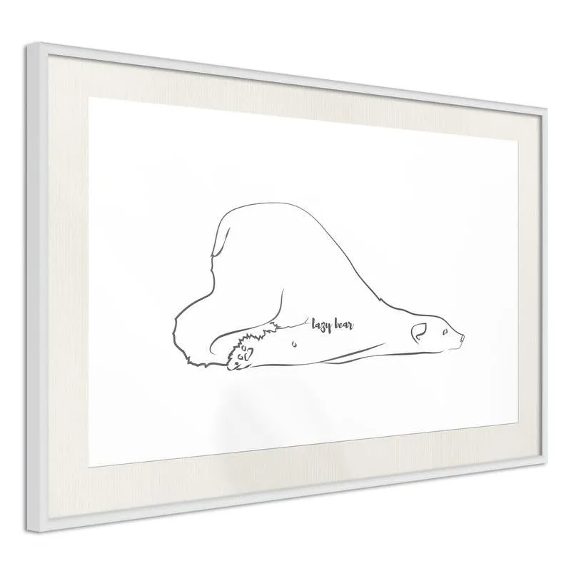 Poster Resting Polar Bear