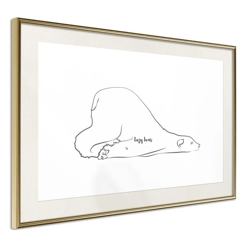 Poster Resting Polar Bear