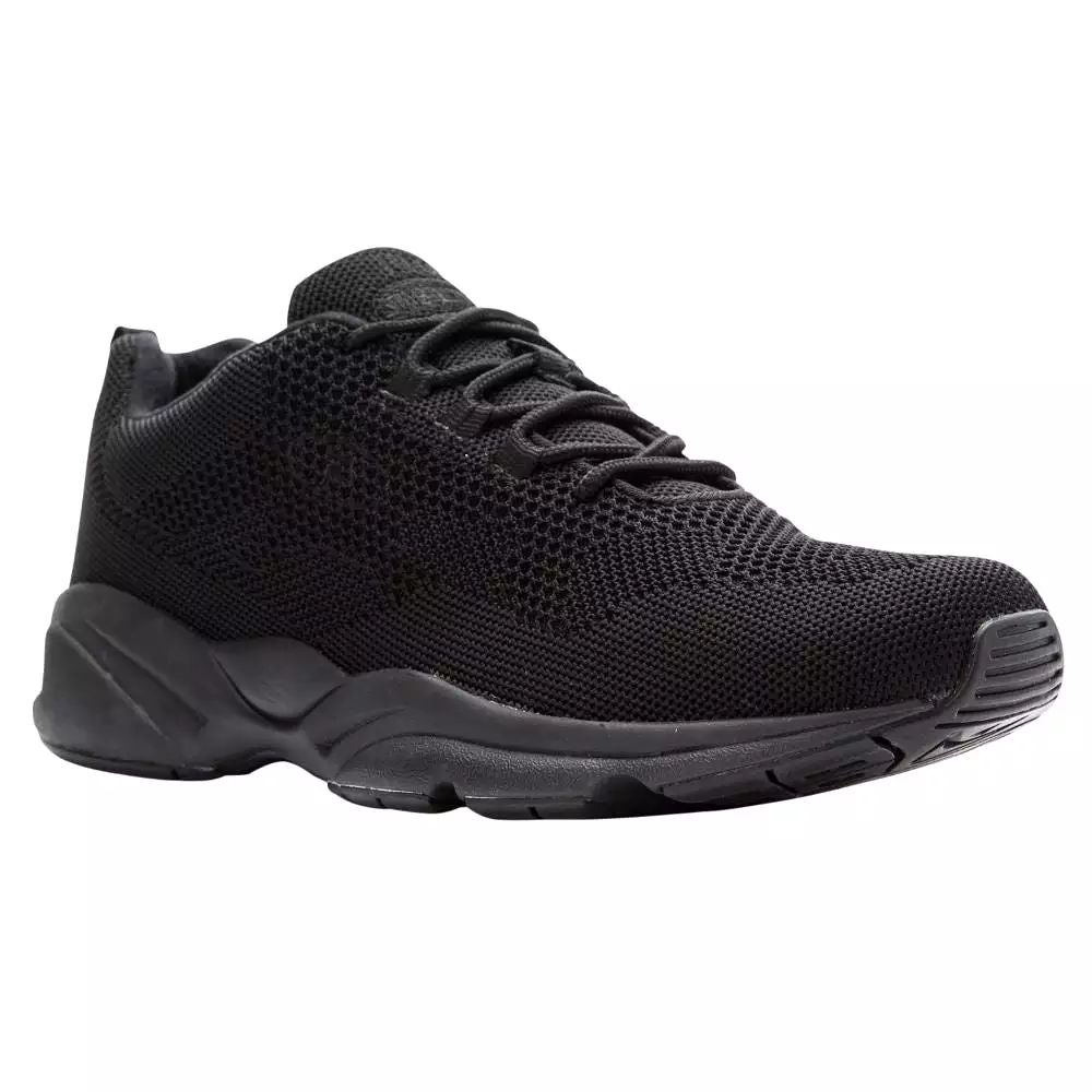 'Propet USA' Men's Stability Fly Sneaker - Black