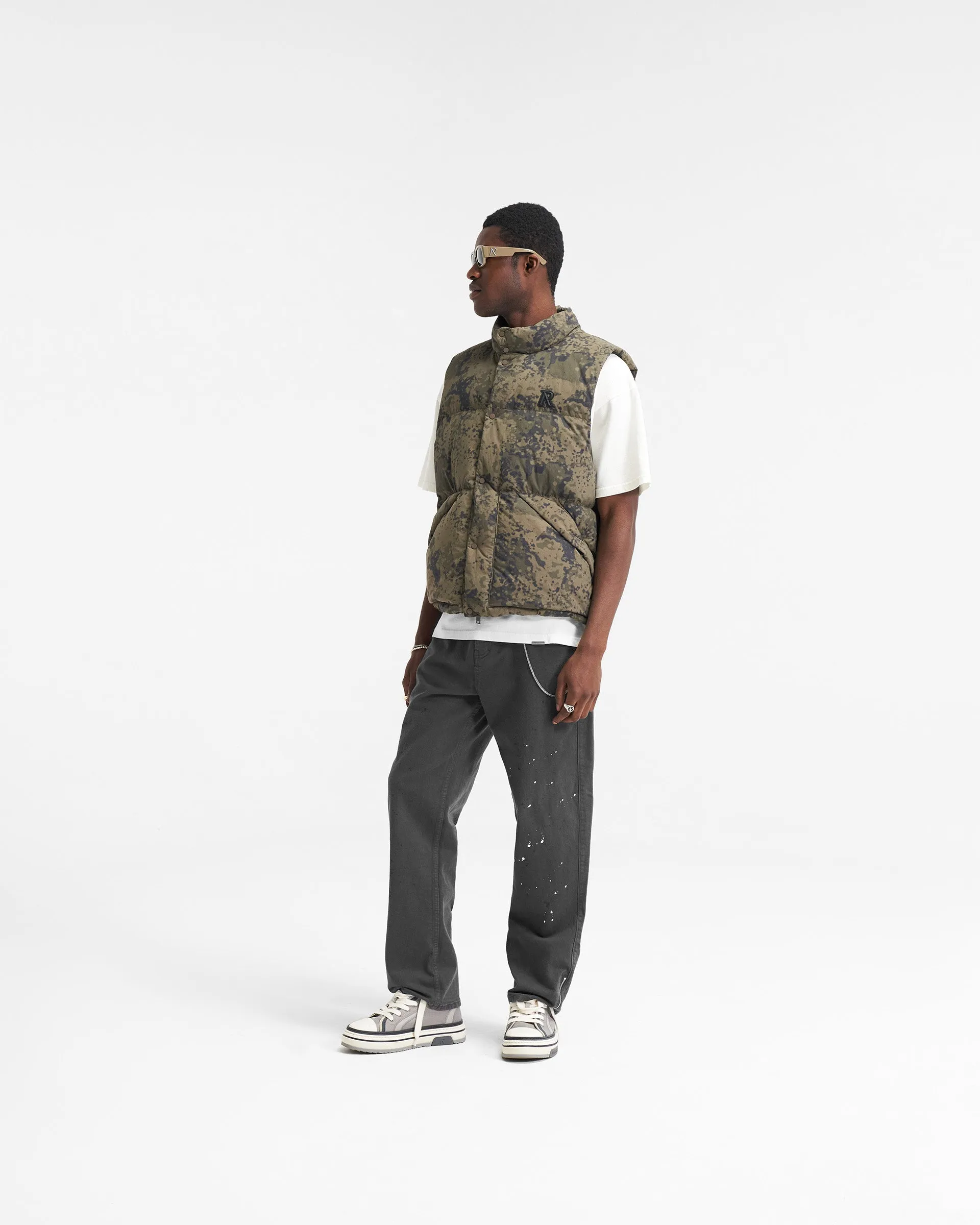 Puffer Gilet - Camo