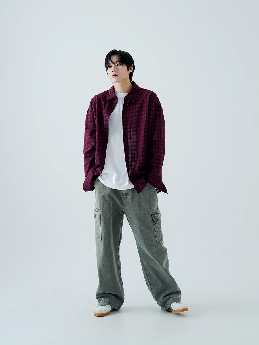 PUNCHLINE  |[ PUNCHLINE]★24SS★TRAFFIC COOL CHECK SHIRTS