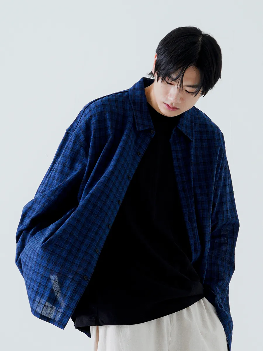 PUNCHLINE  |[ PUNCHLINE]★24SS★TRAFFIC COOL CHECK SHIRTS