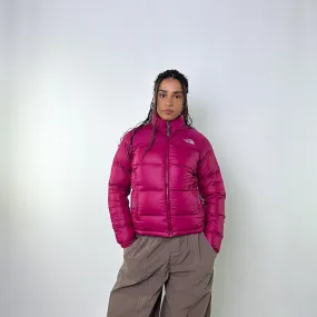 Purple 90s The North Face 700 Series Puffer Jacket Coat (XS)