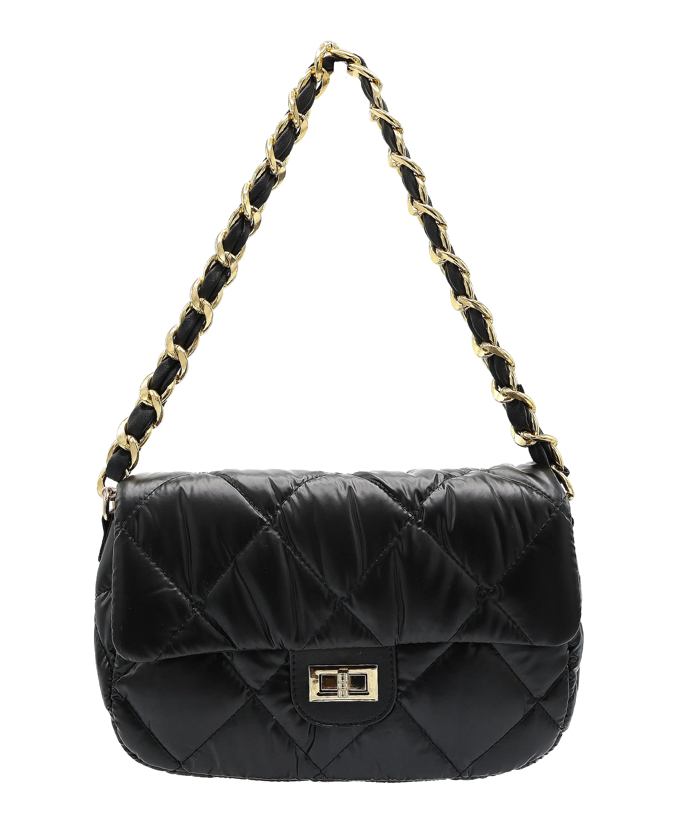 Quilted Puffer Shoulder Bag