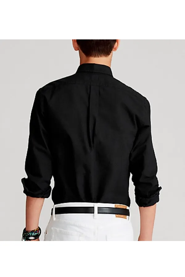 Ralph Lauren Oxford Custom Shirt Black