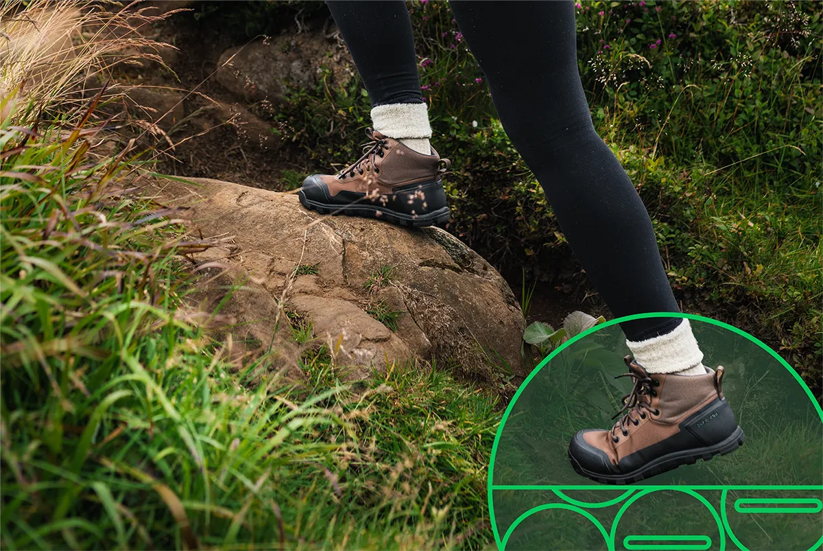 Rediscover Grounding Barefoot Hiking Boot (Women's) - Bark