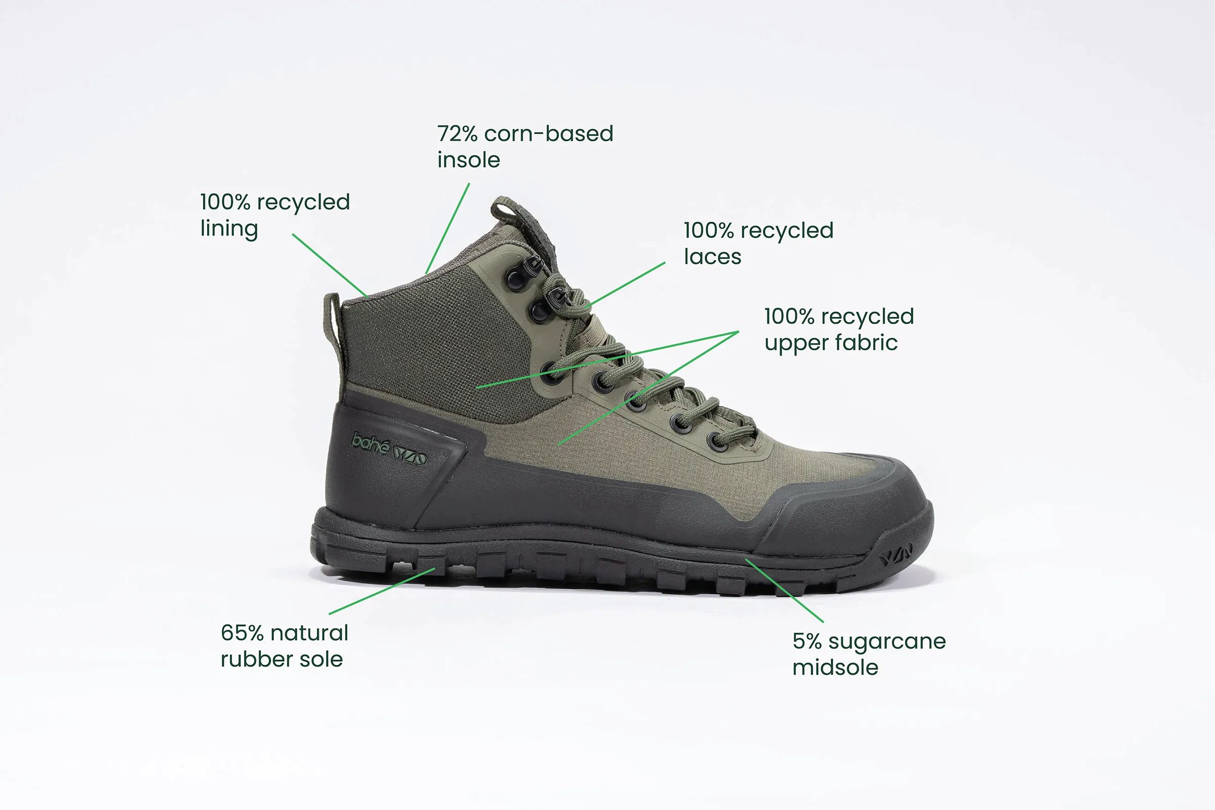 Rediscover Grounding Barefoot Hiking Boot (Women's) - Forest