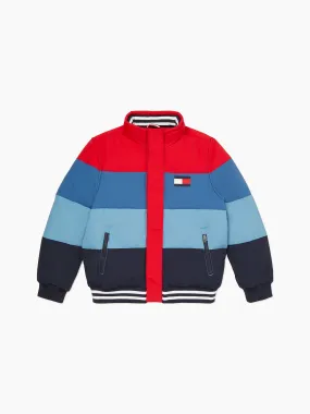 Regatta Puffer Jacket (Kids) - Navy Colourblock