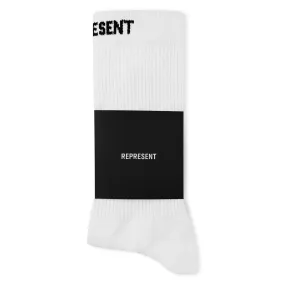 Represent Core White Sock