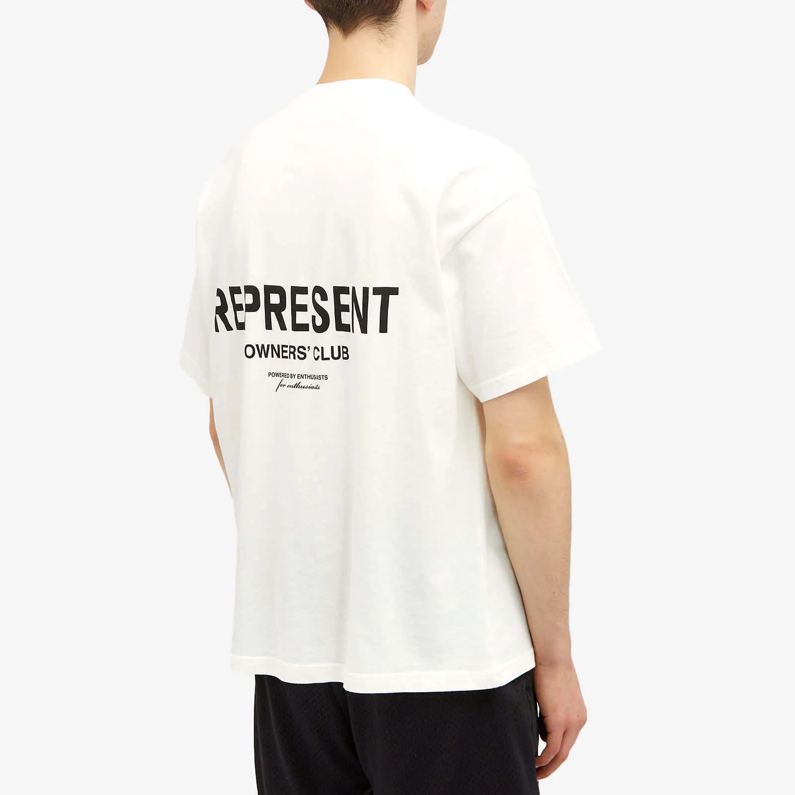 REPRESENT  |Crew Neck Street Style Plain Cotton Short Sleeves Bridal