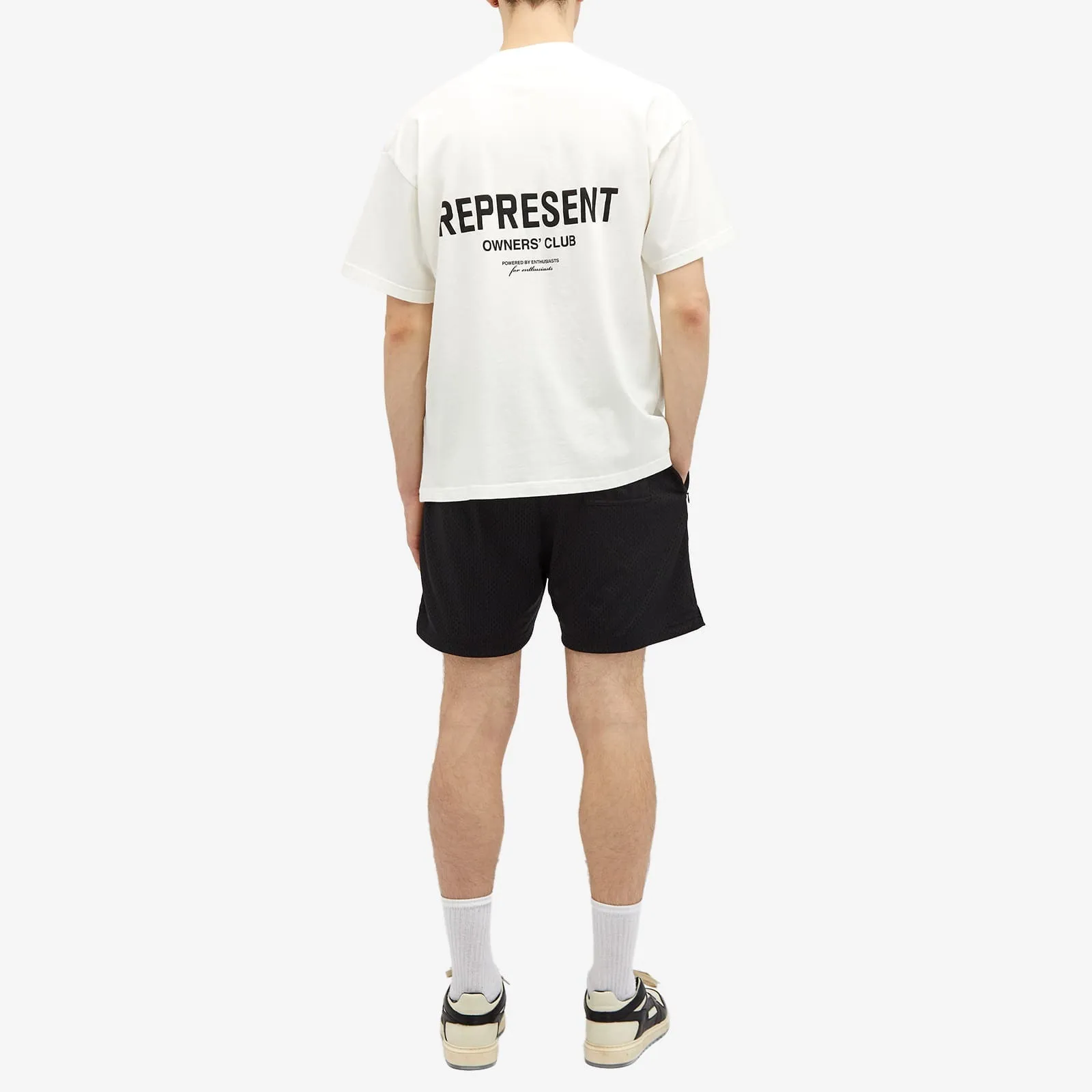 REPRESENT  |Crew Neck Street Style Plain Cotton Short Sleeves Bridal