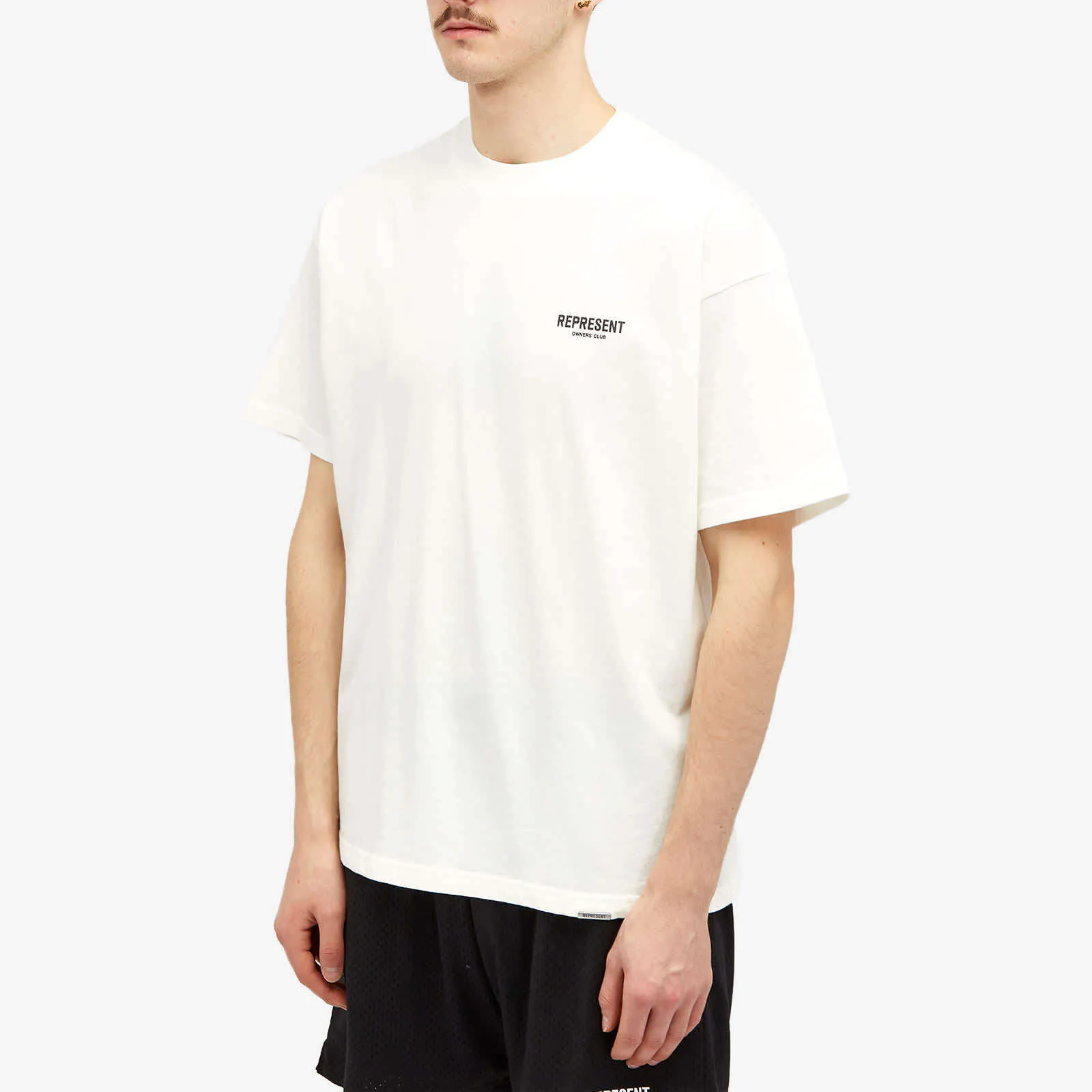 REPRESENT  |Crew Neck Street Style Plain Cotton Short Sleeves Bridal