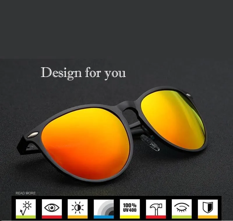 Retro Men's Aluminum Magnesium Polarized Driving Sunglasses