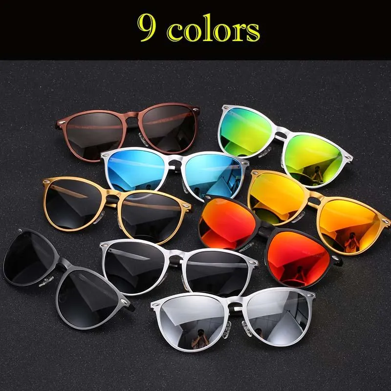 Retro Men's Aluminum Magnesium Polarized Driving Sunglasses