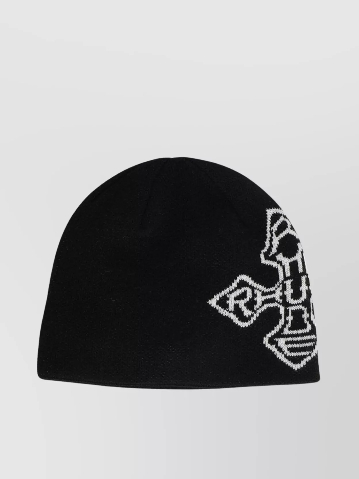 Rhude   Knit logo beanie cross design