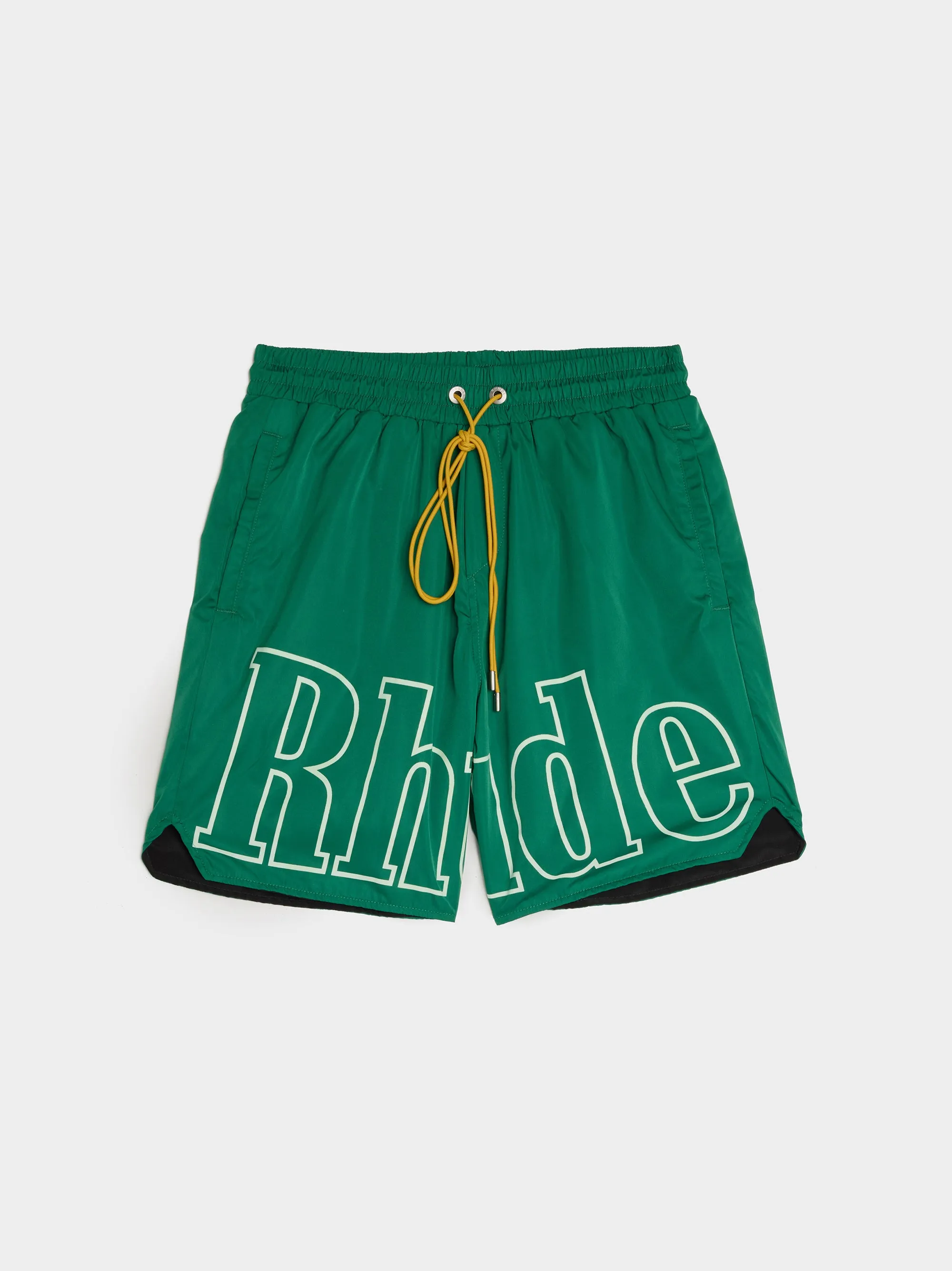 Rhude Logo Track Short, Green