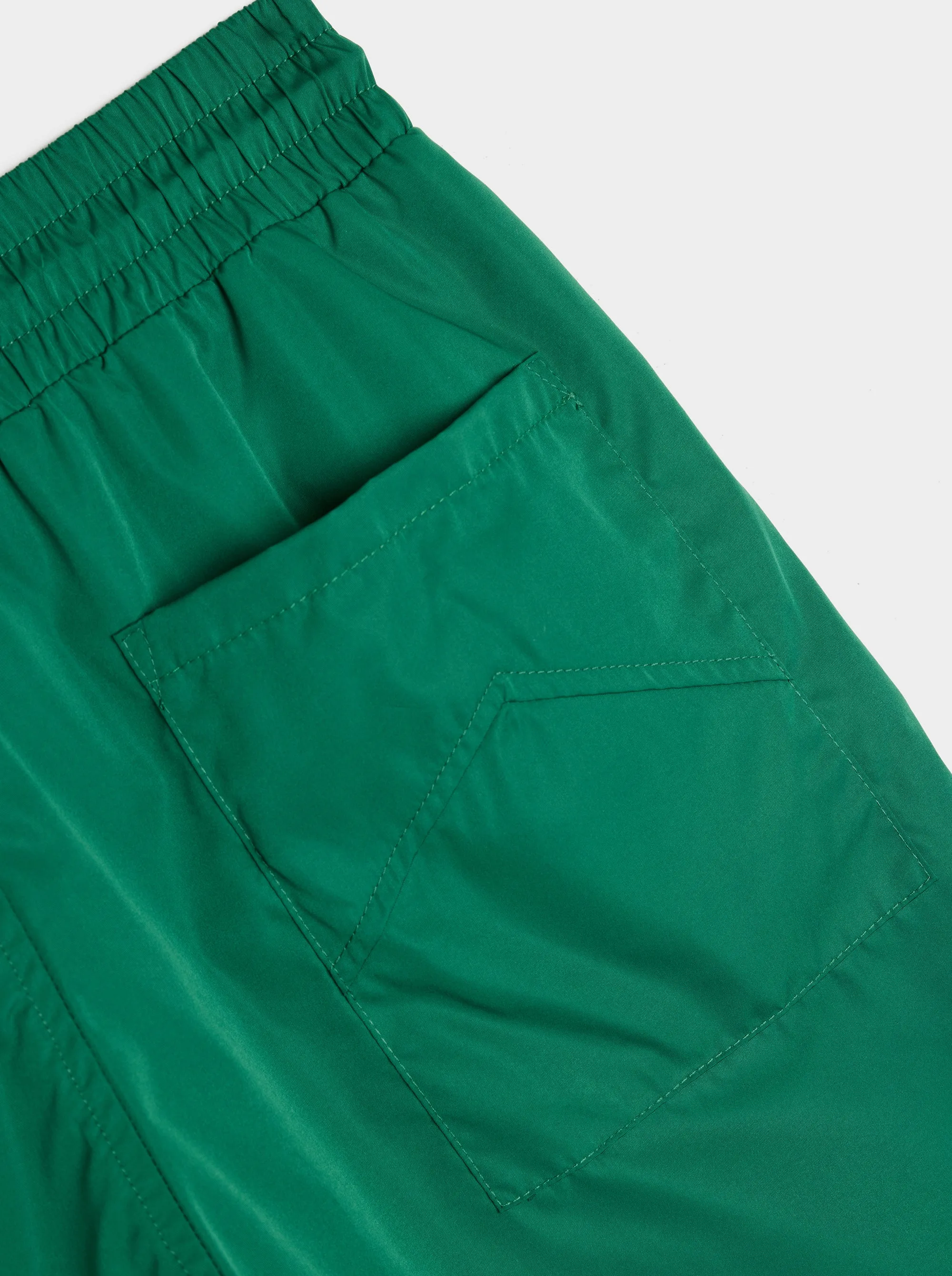 Rhude Logo Track Short, Green