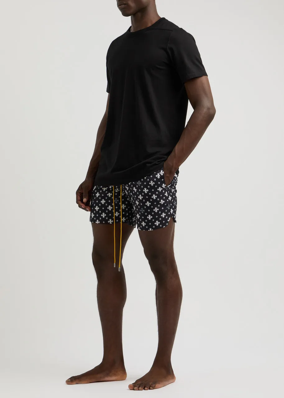 RHUDE Printed shell swim shorts  -                         -                     -                