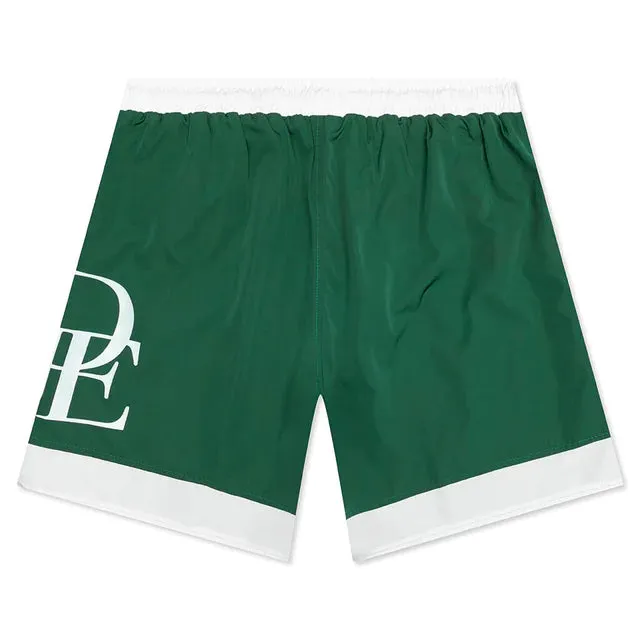 Rhude Side Logo Shorts - Forest Green