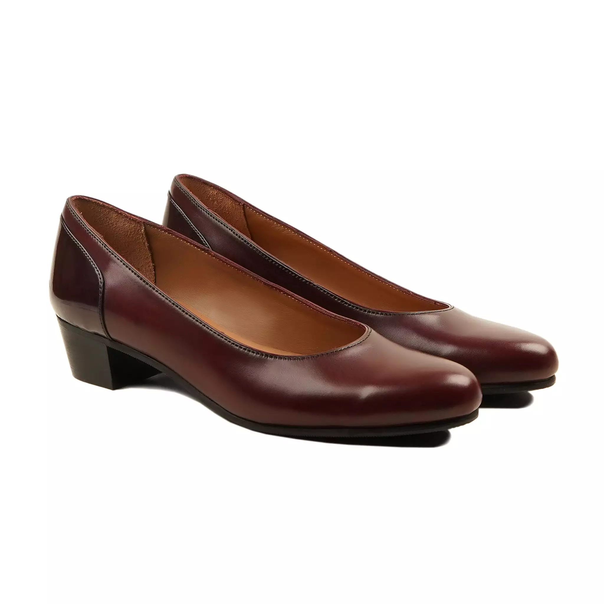 Rialto - Ladies Oxblood Patina Leather Loafer