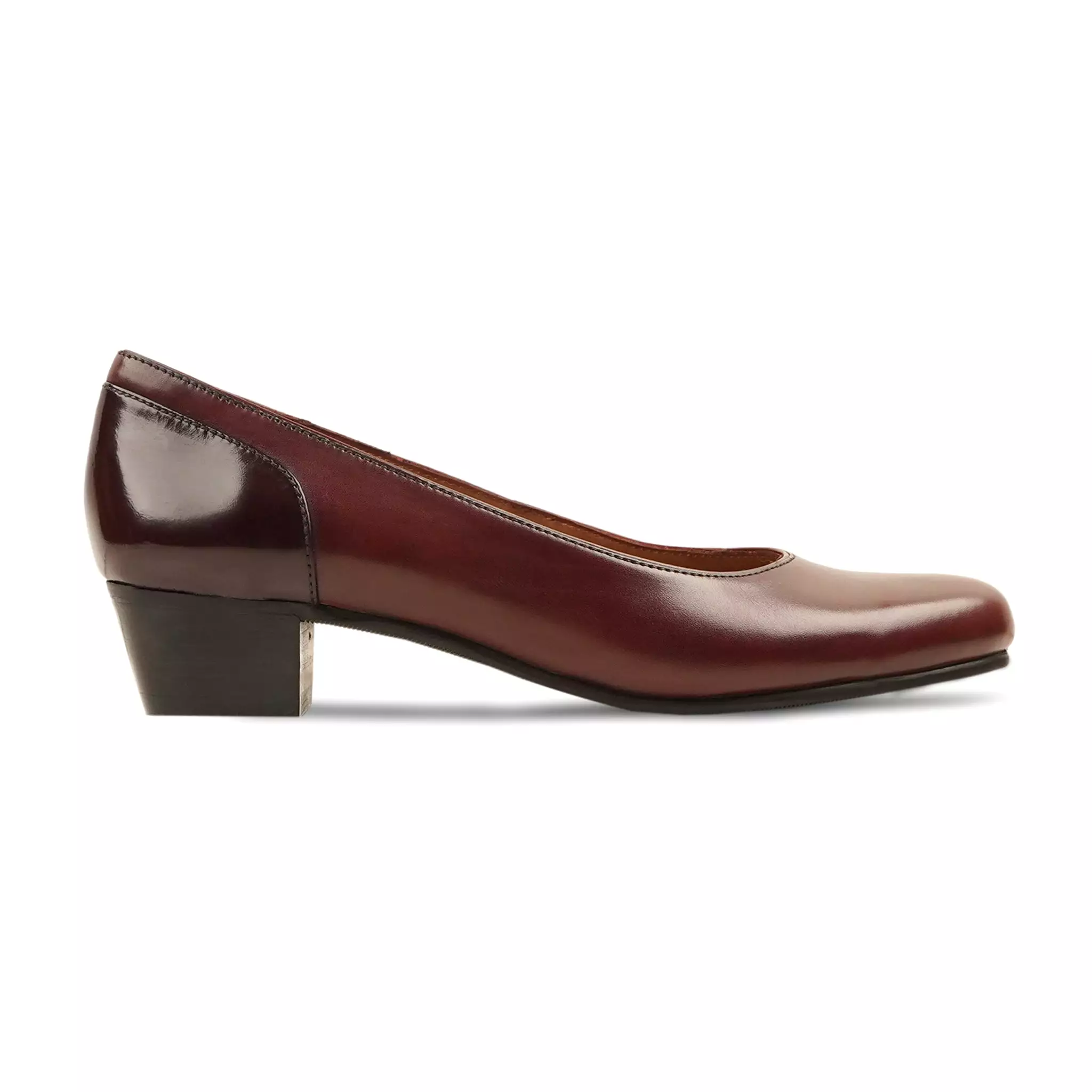 Rialto - Ladies Oxblood Patina Leather Loafer