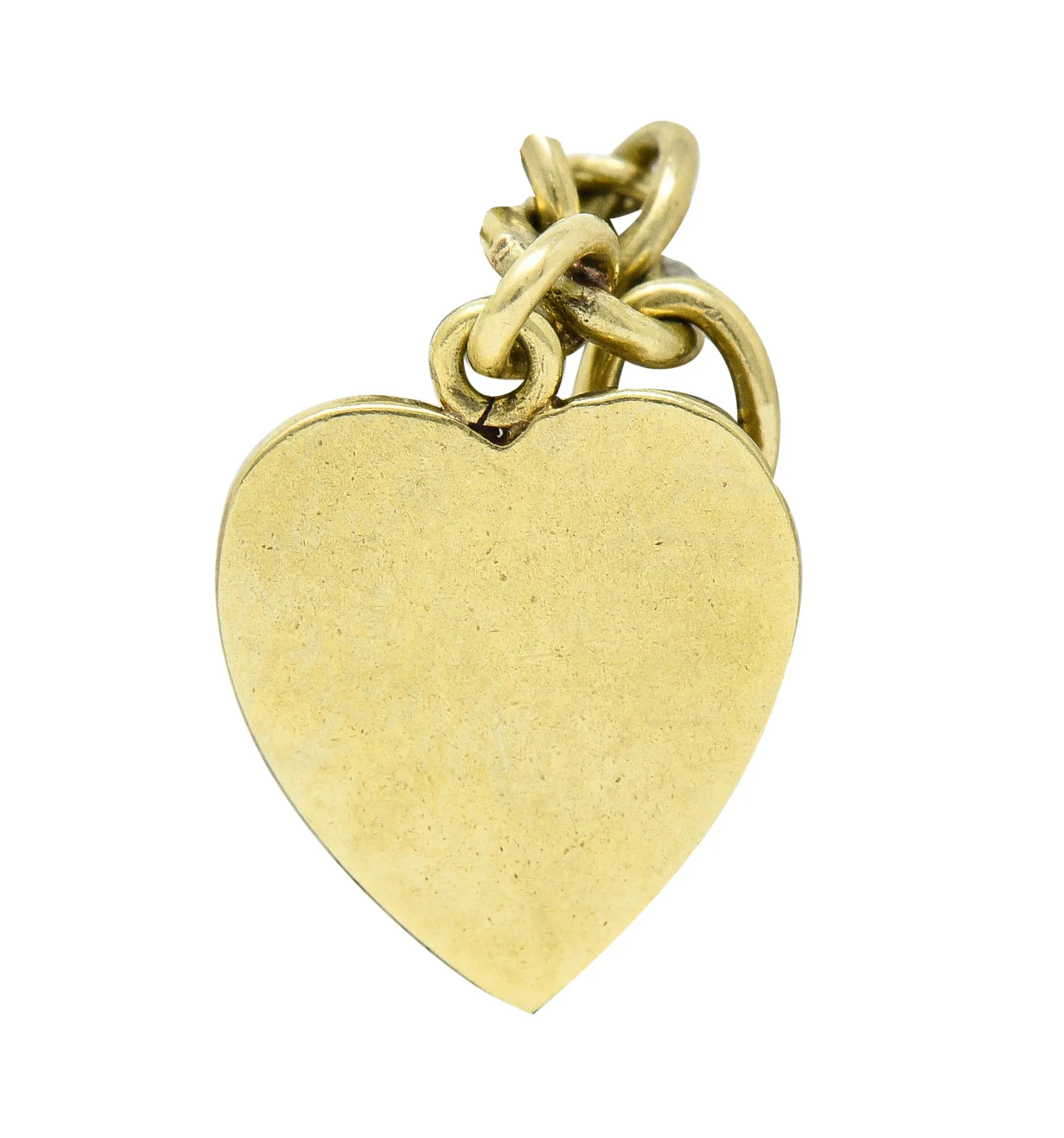 Richardson Mfg. Retro 14 Karat Gold Faith Hope & Love Charm