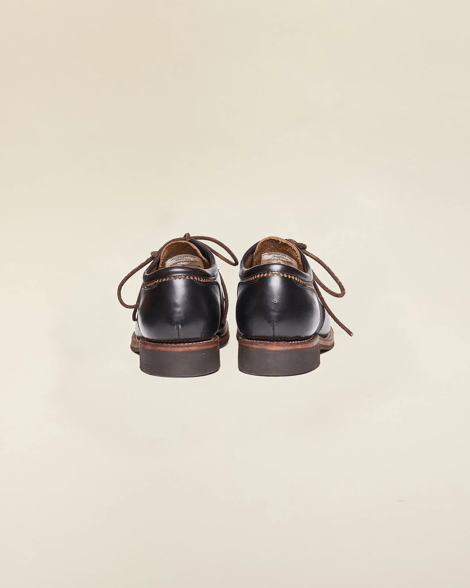 Rolling Dub Trio Coupen Low Moc Toe Boot - Oil Black Chromexcel