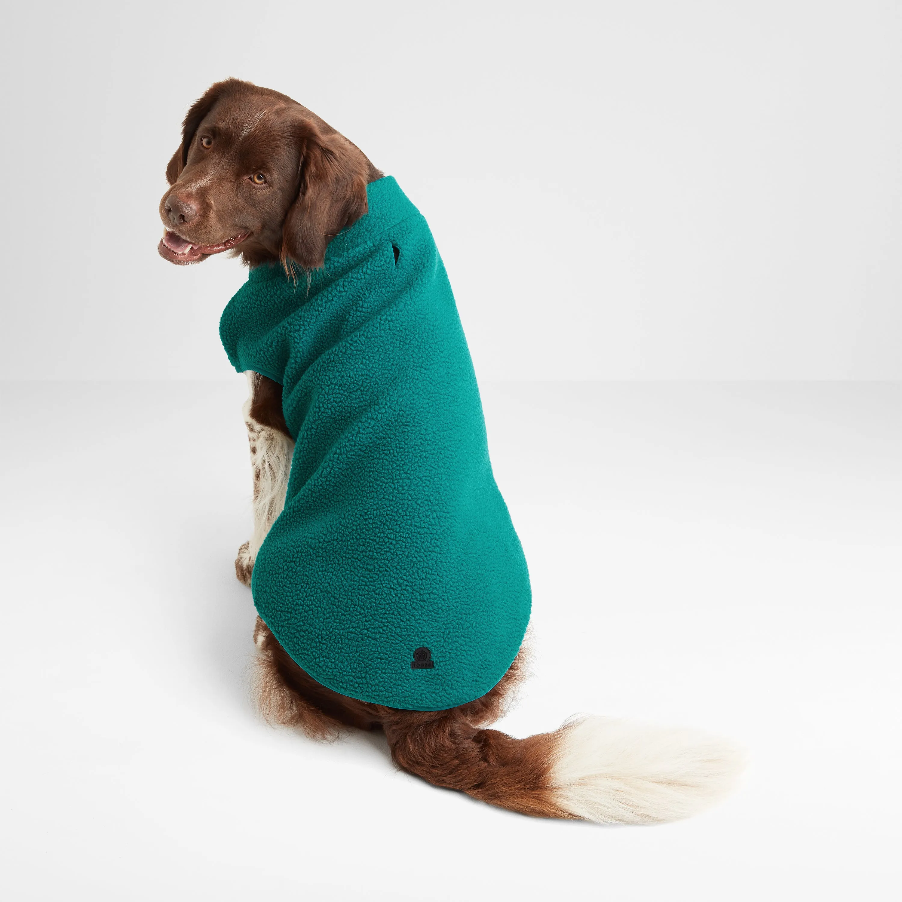 Rover Sherpa Dog Coat M - Teal