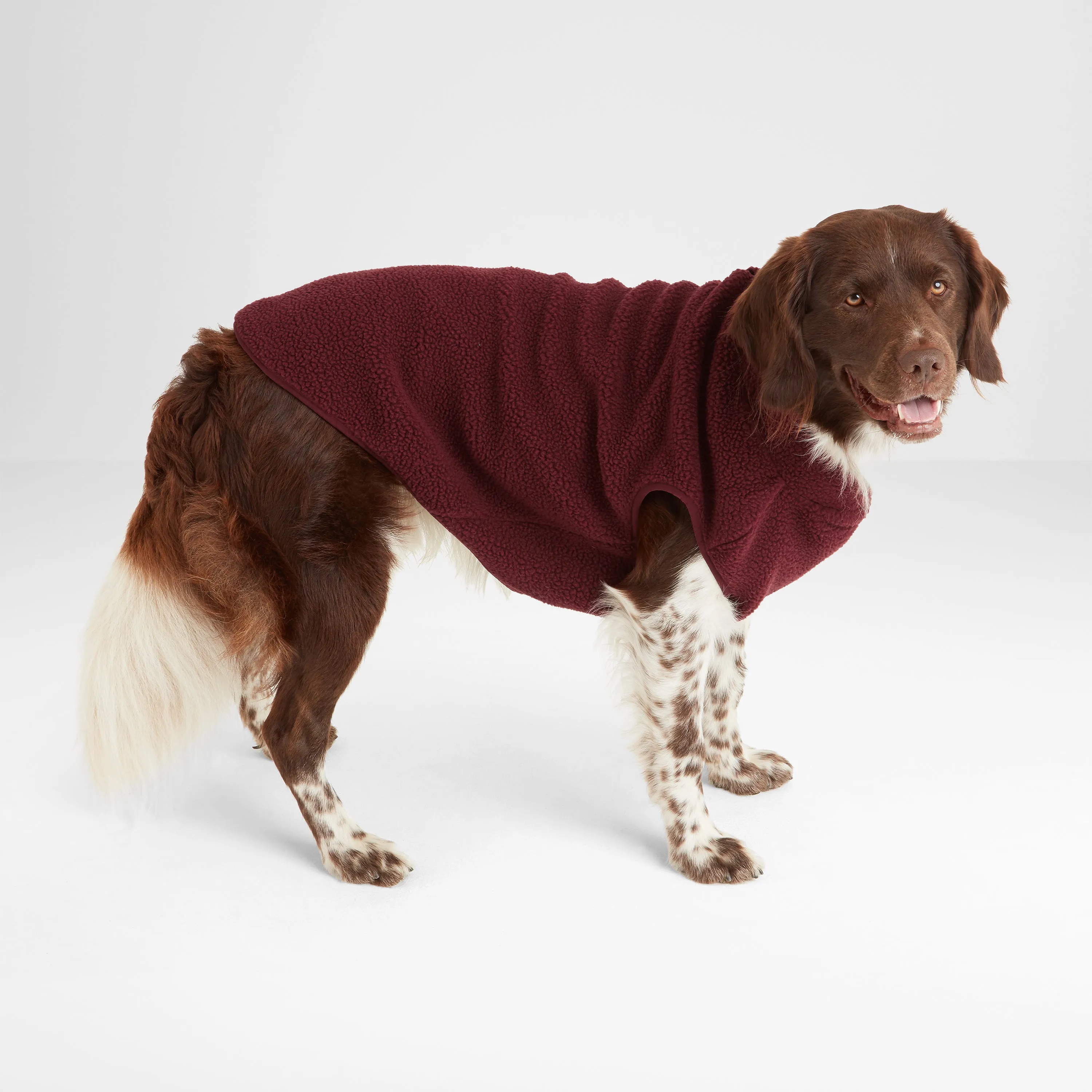 Rover Sherpa Dog Coat XL - Maroon