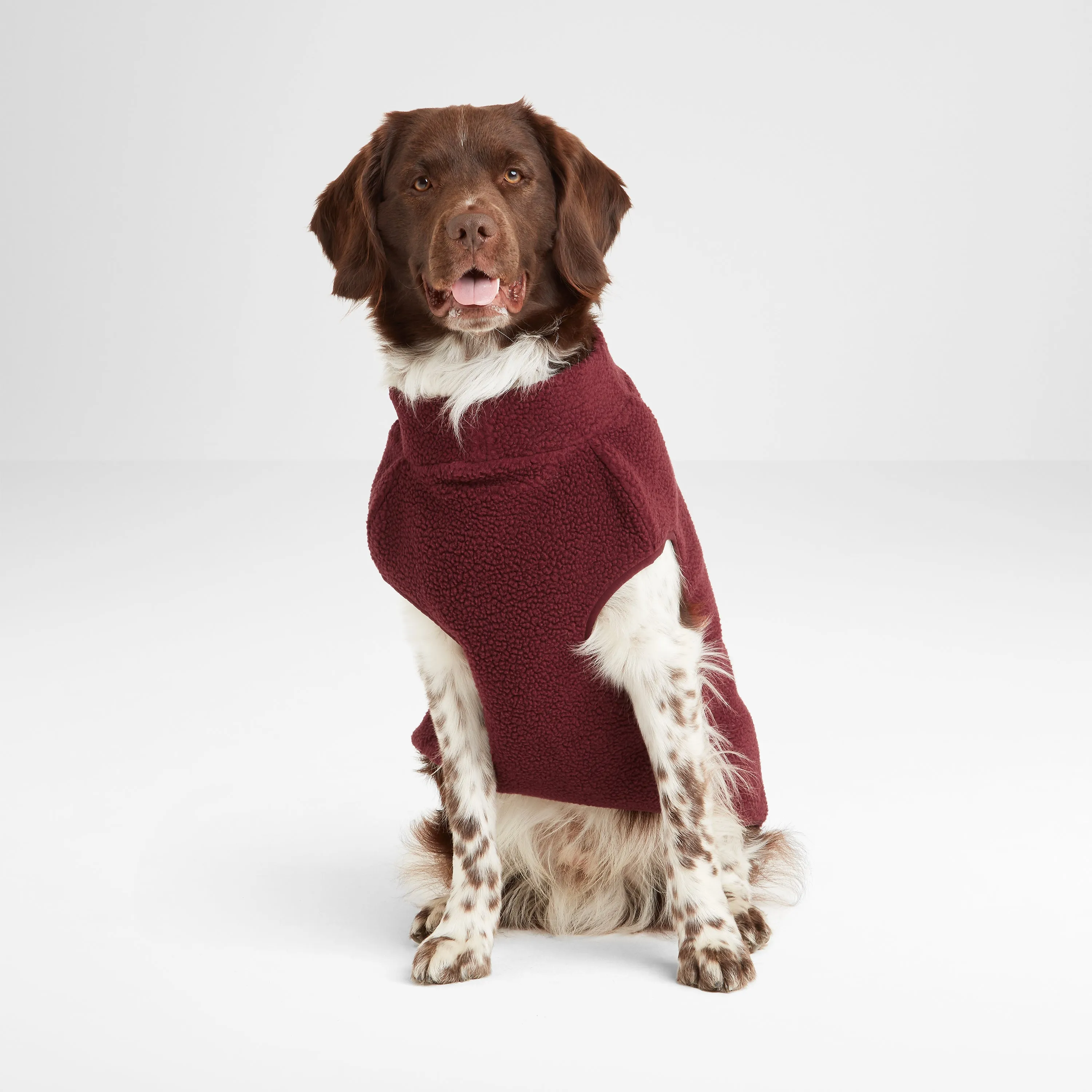 Rover Sherpa Dog Coat XL - Maroon